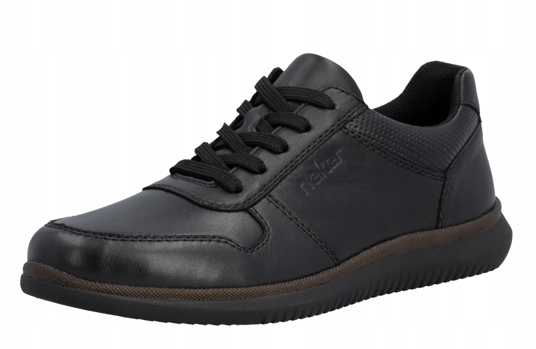 Rieker 10407-00 vel.40 černé kožené polobotky pánské, velikost H