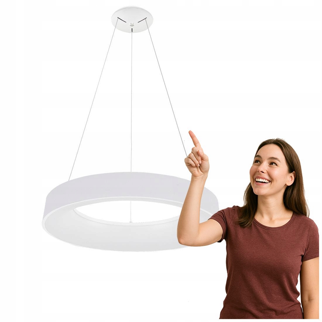 Závěsná lampa Giulia 5304-880RP-WH-3 Italux