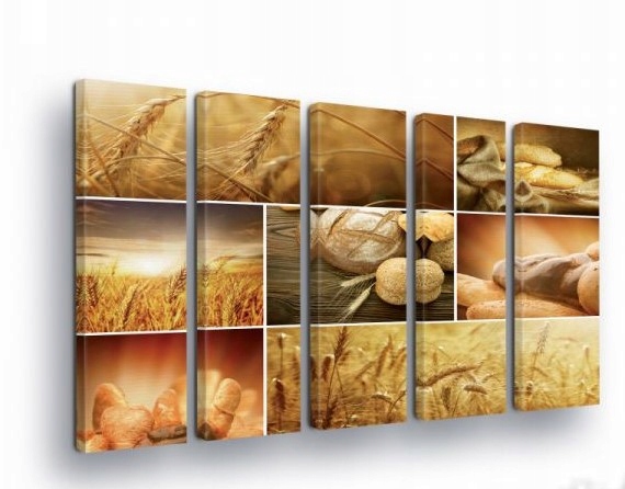 Obraz 150x100 Chléb pšenice klasy sklizeň pole venkov útulné teplo příroda