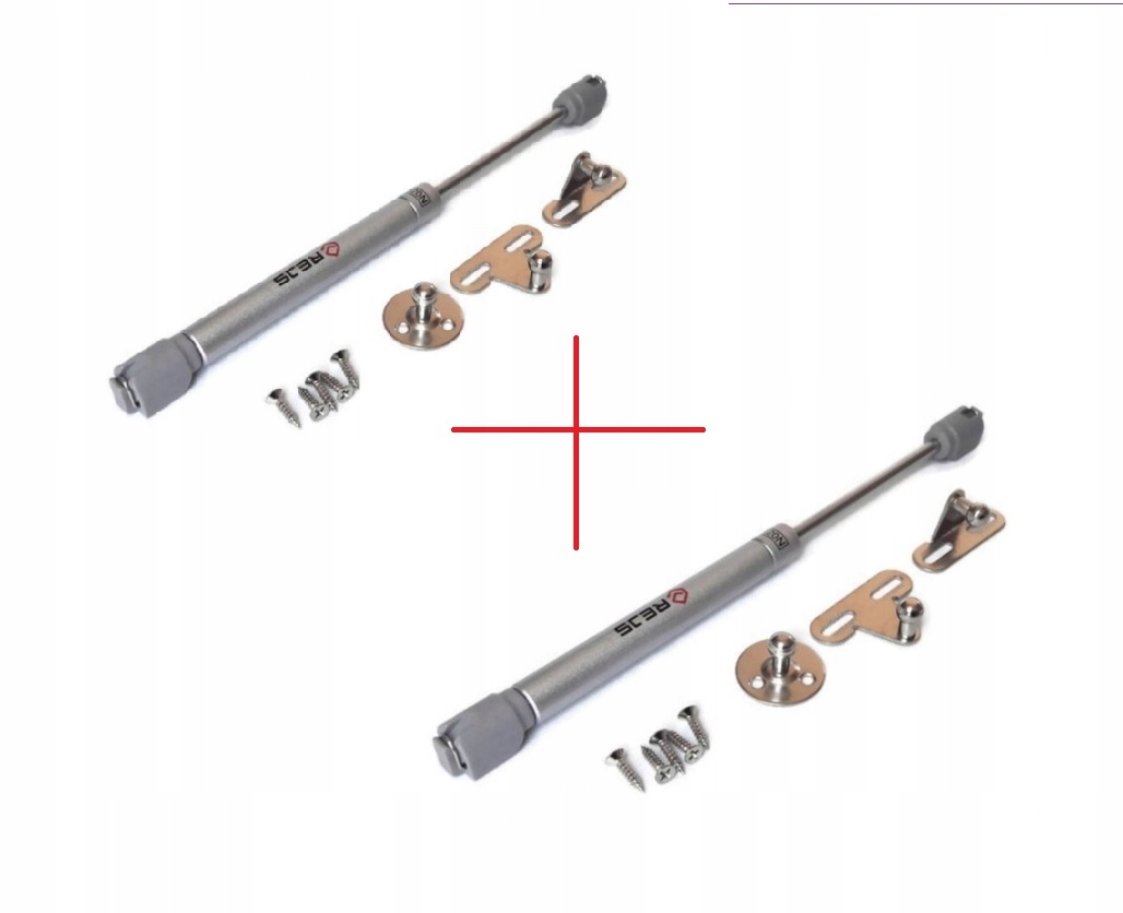 

Podnośnik gazowy siłownik meblowy Rejs 100N+Gratis