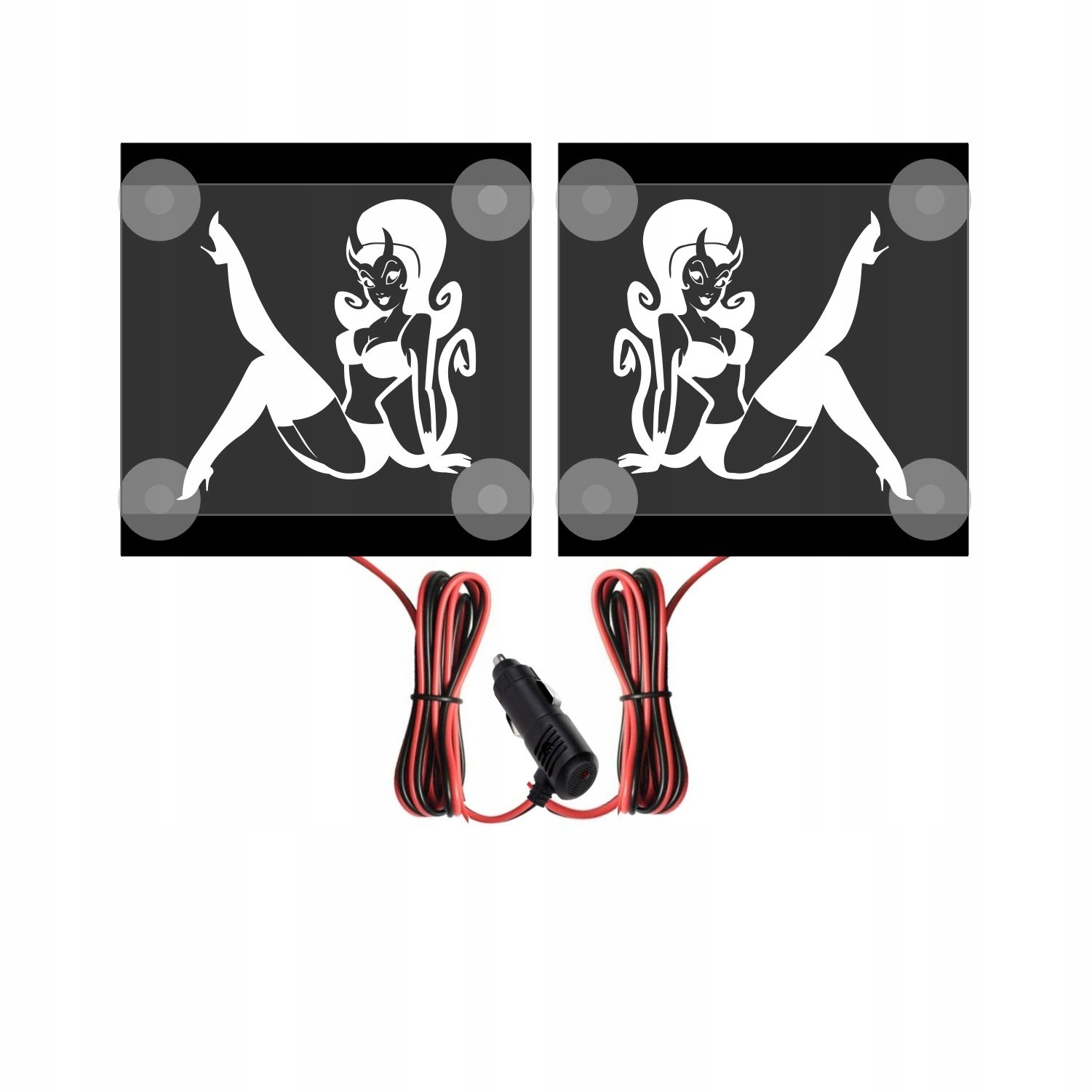 Led rohová tabule Žena Holka- 2 kusy Rohová tabule 15x15 cm