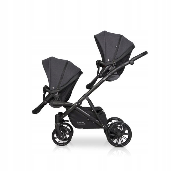 RIKO TEAM 2W1 WÓZEK BLIŻNIACZY ADAPTERY MC Rodzaj kół Żelowe