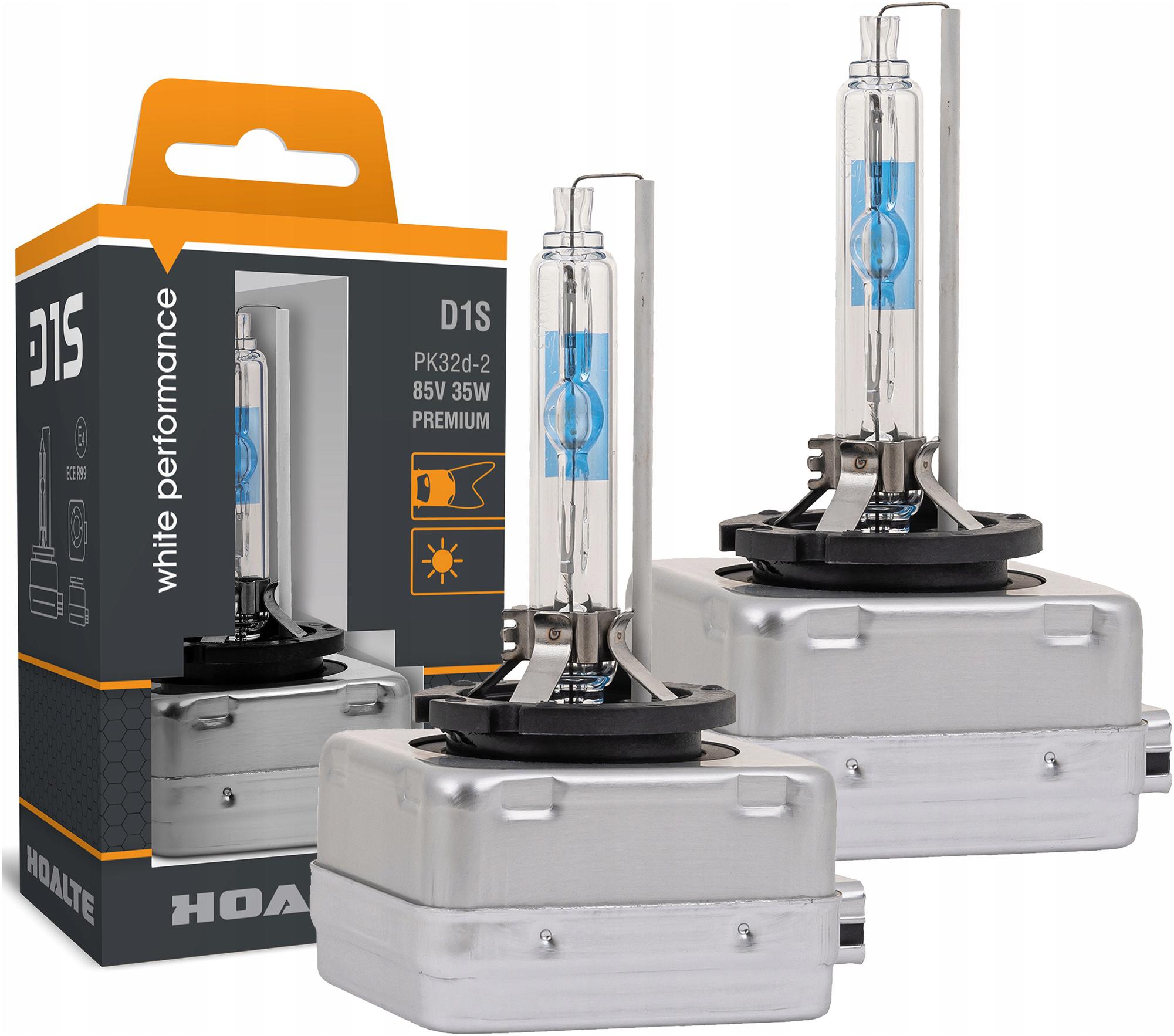 Hoalte D1S Xenon Ksenon Żarnik 5800K Premium White Performance +100% 2 Szt.