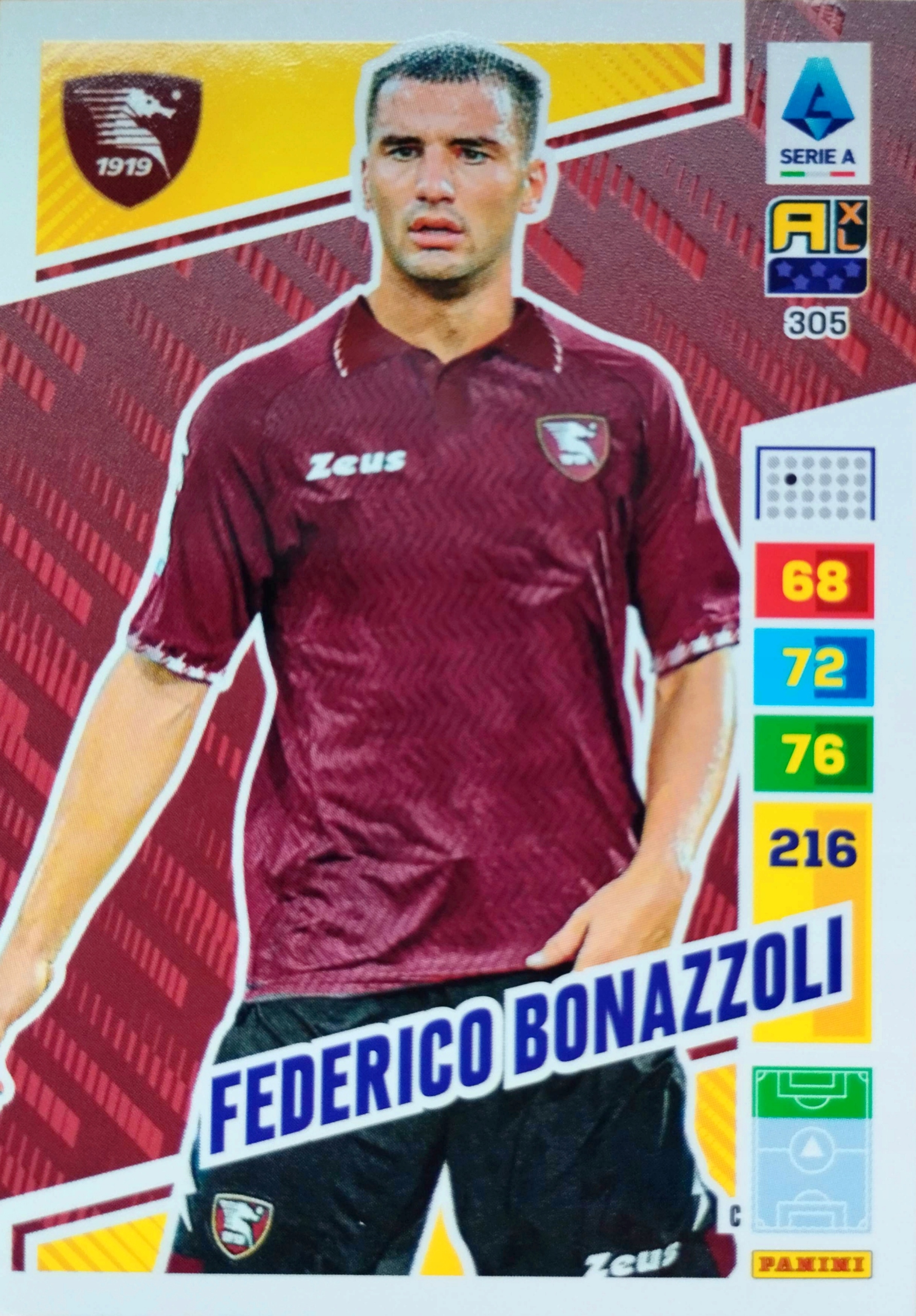 Panini Calciatori Liga Włoska 2023 2024 305 Bonazzoli Salernitana