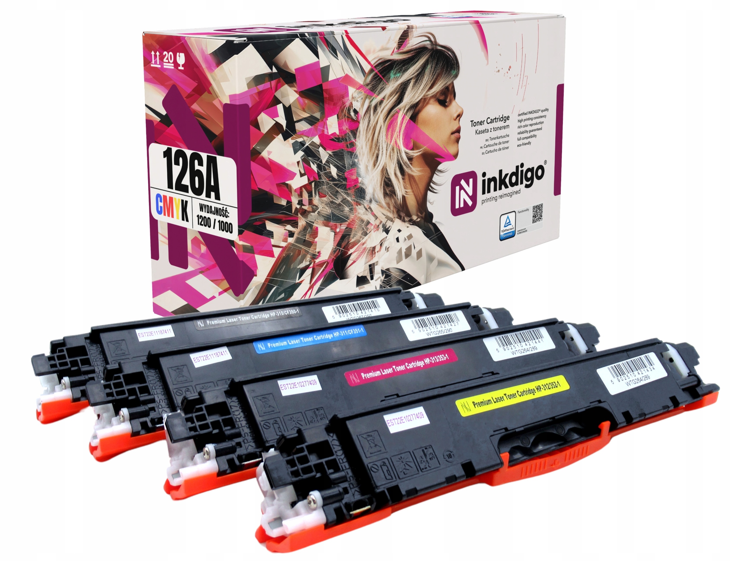 Tonery XL do tiskárny Hp Laserjet Pro CP1025 CP1025nw Mfp M175a M175nw