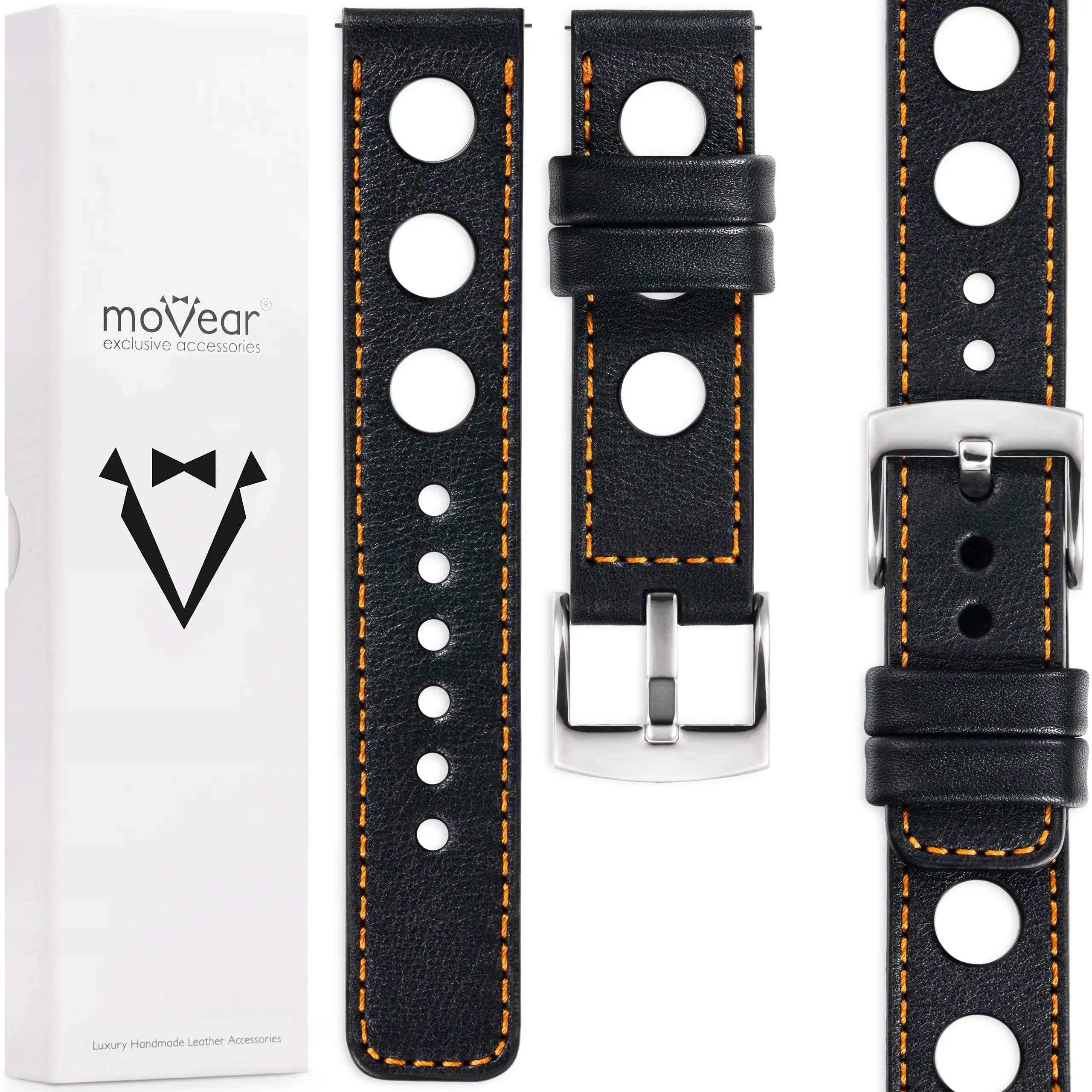 Exkluzivní řemínek 18 mm pro prémiové ruční hodinky Movear Polský