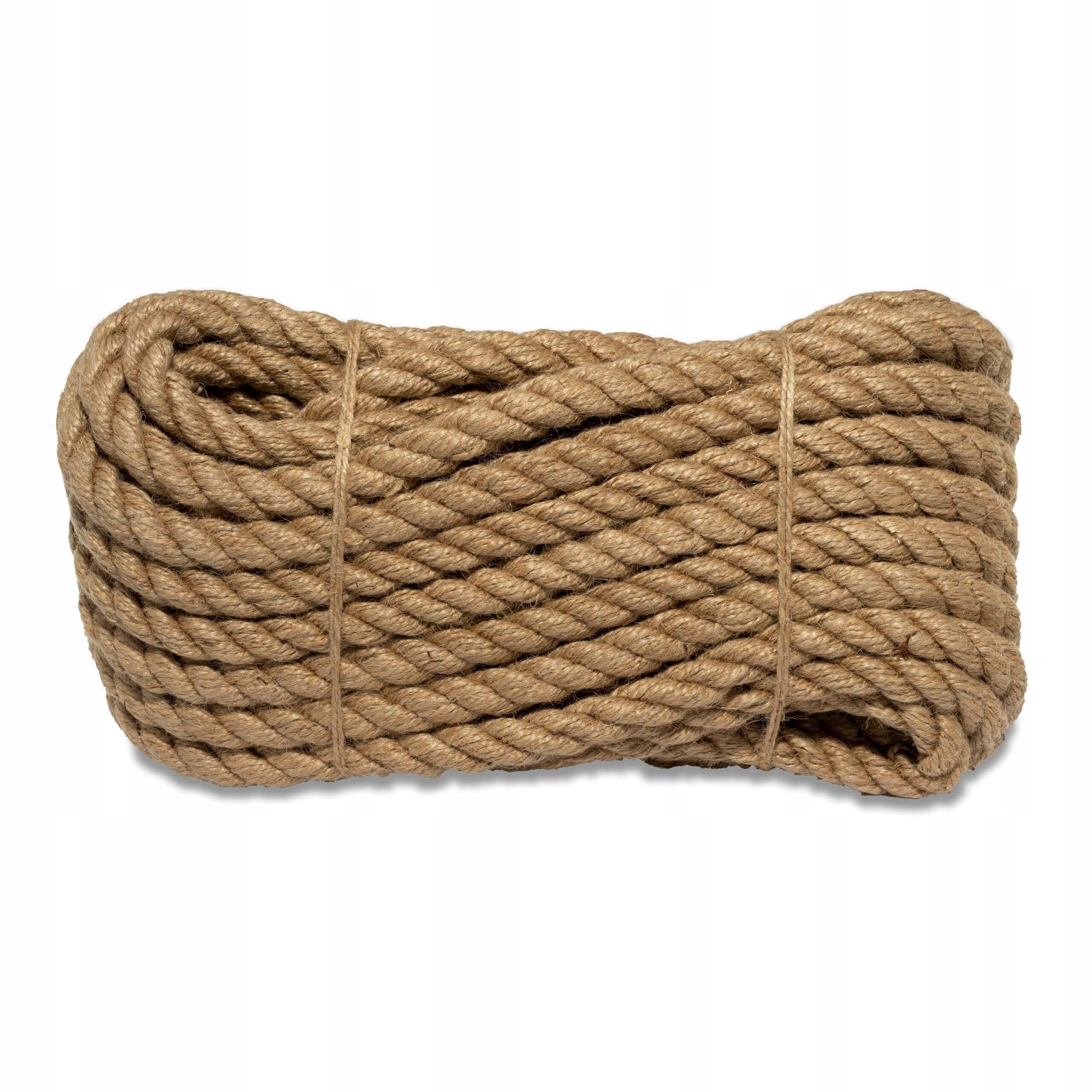 Jutové lano prírodná šnúra špagát juta 16 mm 100 m