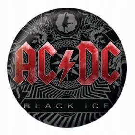 

Przypinka Ac/dc Black Ice muzyczna logo 2,5 cm