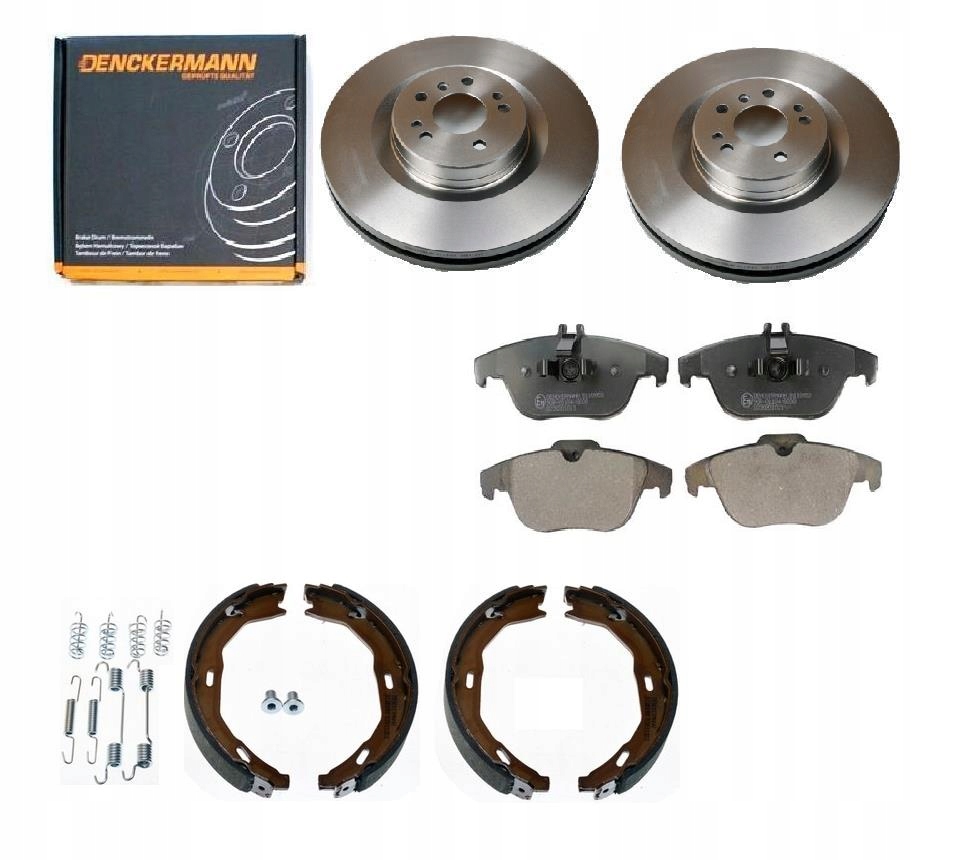 Kotouče Kostky Čelisti Mercedes C S204 Zadní Ventilky