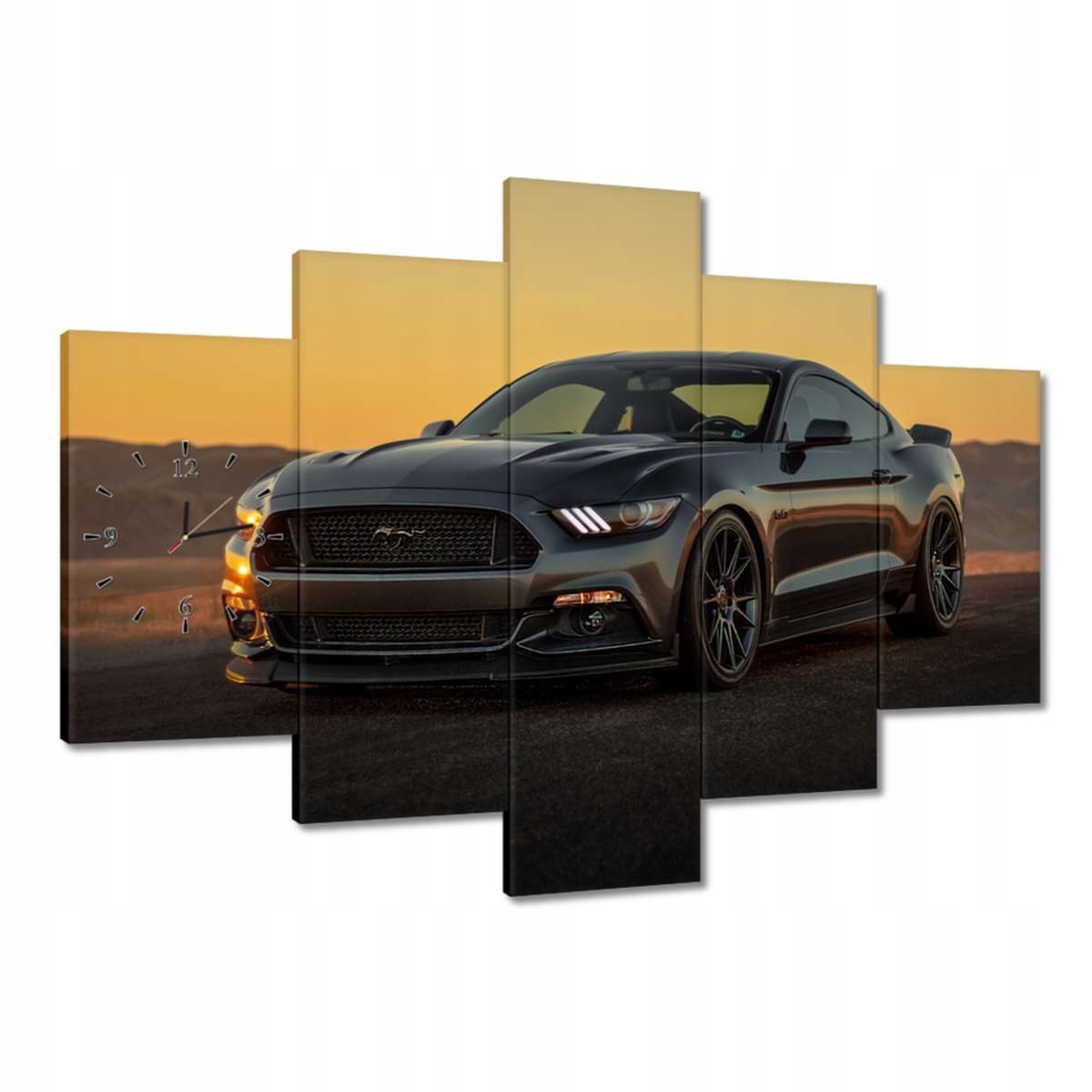 Hodiny Ford Mustang 150x105 vyrobené v Usa