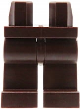 

Lego nogi nóżki figurki 970c00 spodnie c. brązowe
