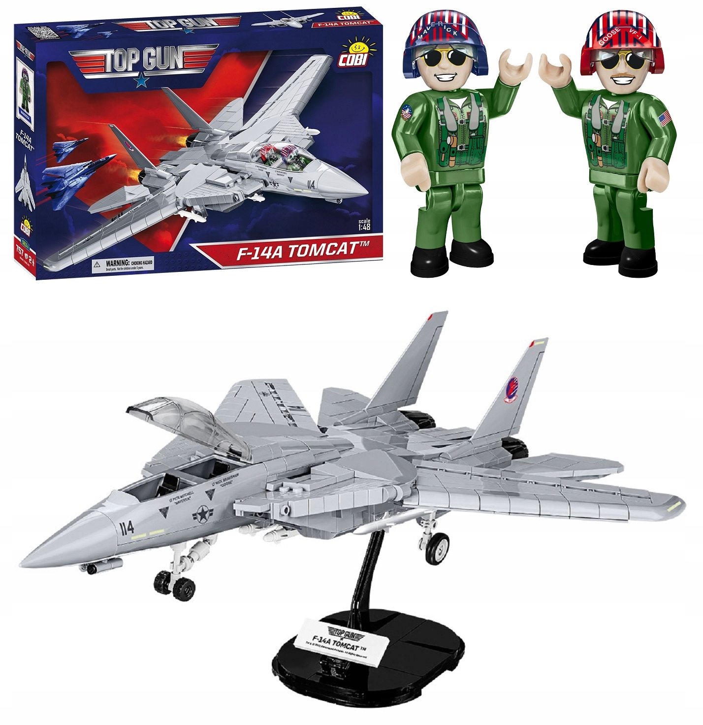 

Klocki Cobi 5811A Samolot F-14 Tomcat Top Gun 2023