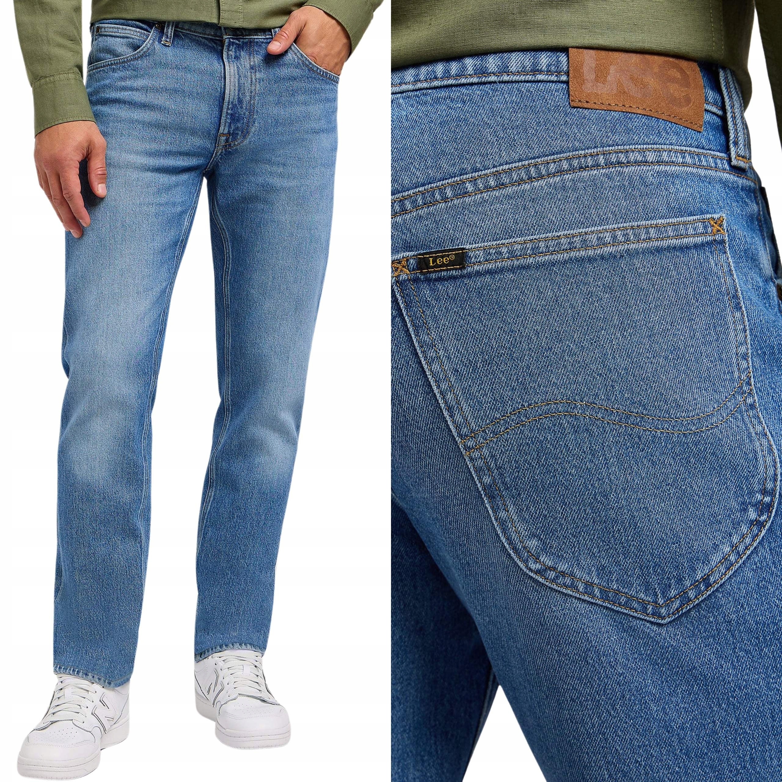 Lee kalhoty Tapered regular Blue jeans Daren Zip Fly W33 L30