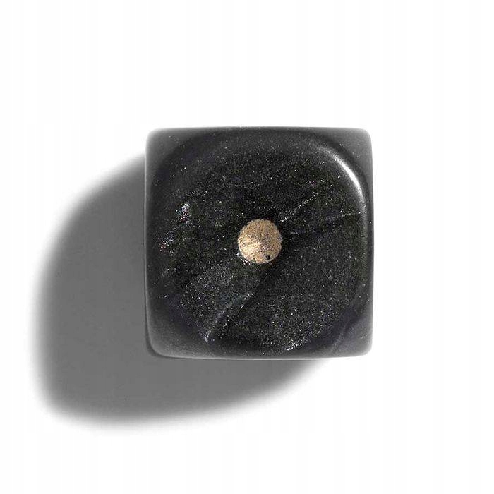 

Kostka do gry Philos (12mm) perłowa czarny