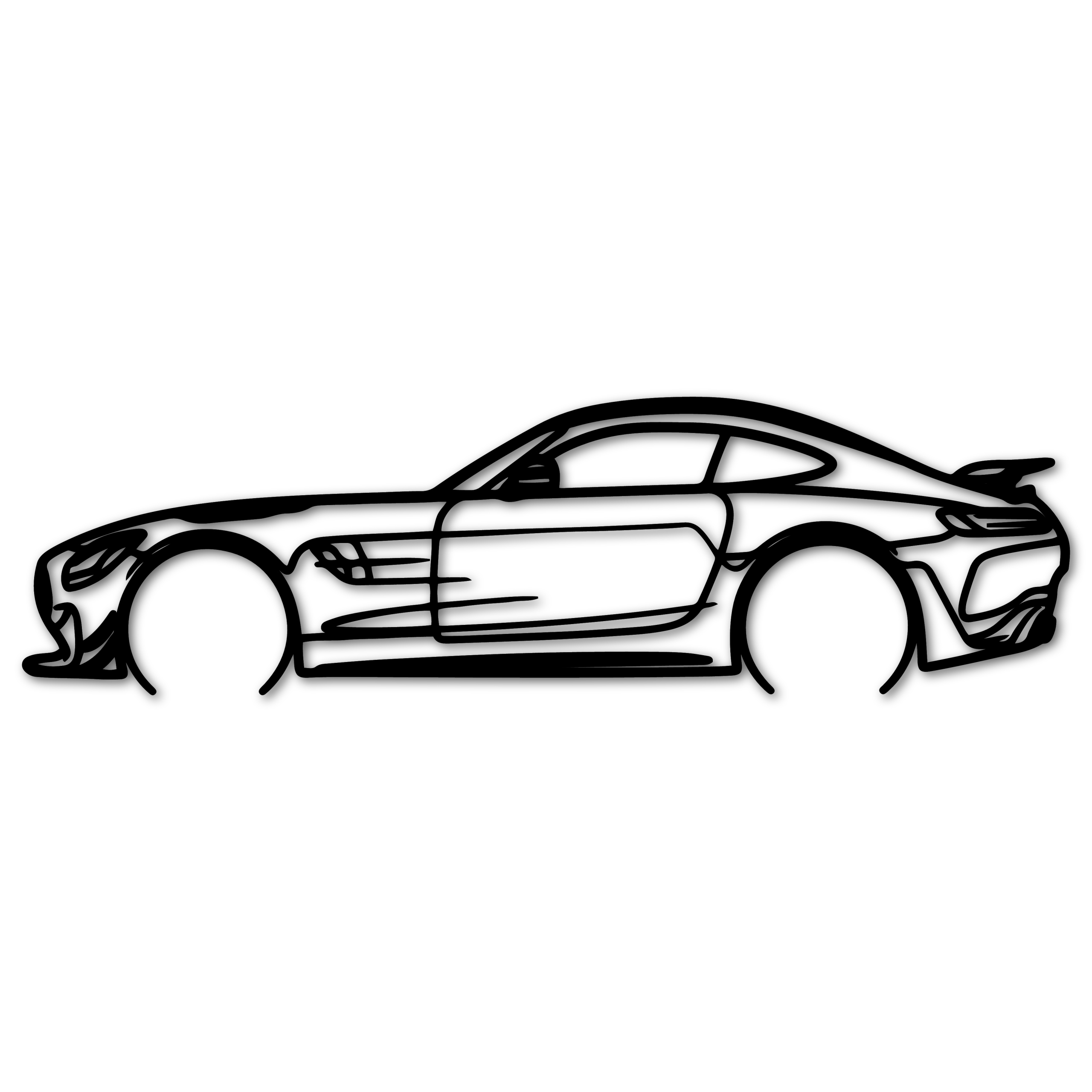 Ažurový Obraz Mercedes Amg Gtr 80 cm Ozdoba Do Pokoje Auto 3D Panel
