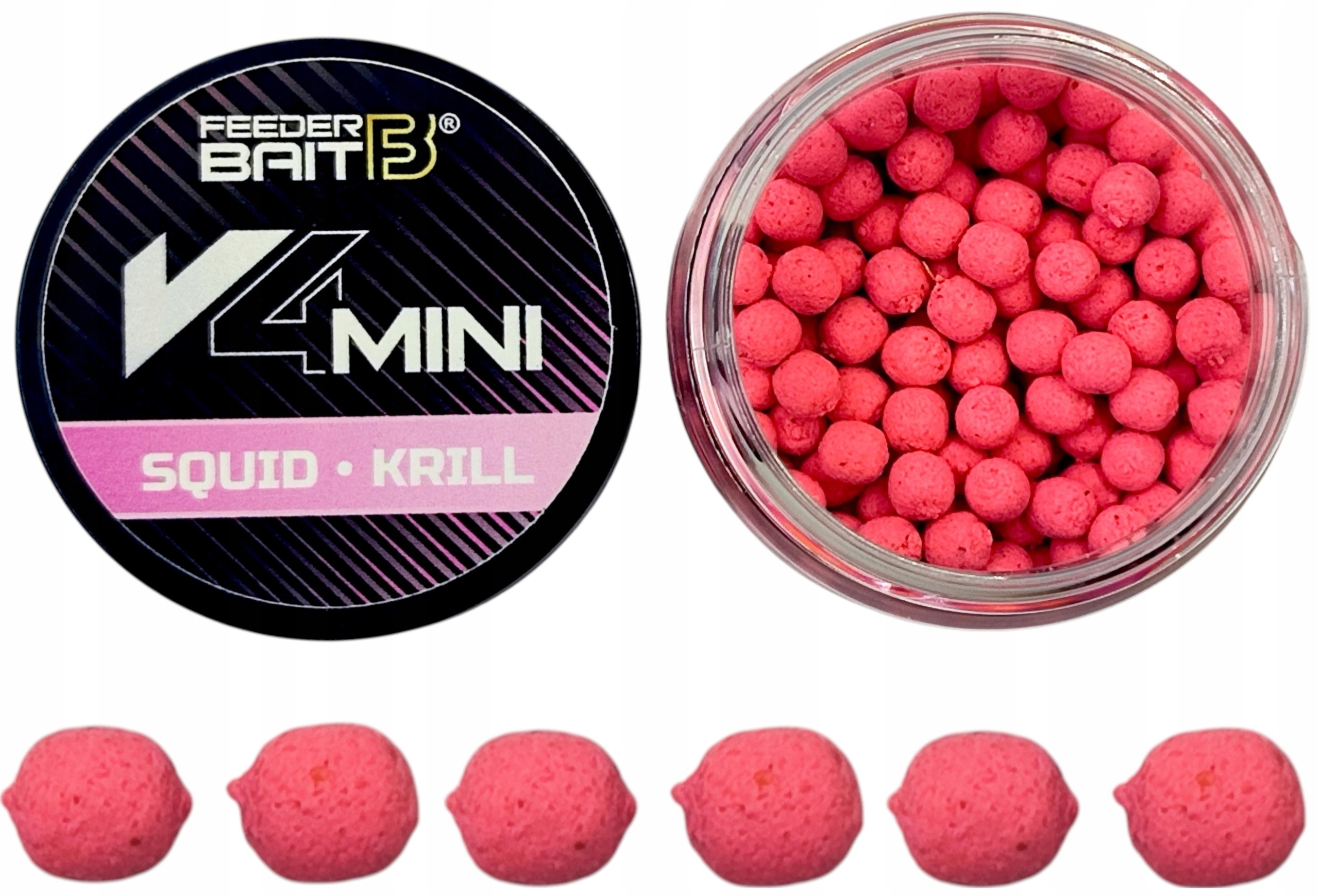 Feeder Bait V4 Squid Krill mini wafters method feeder killer 4mm