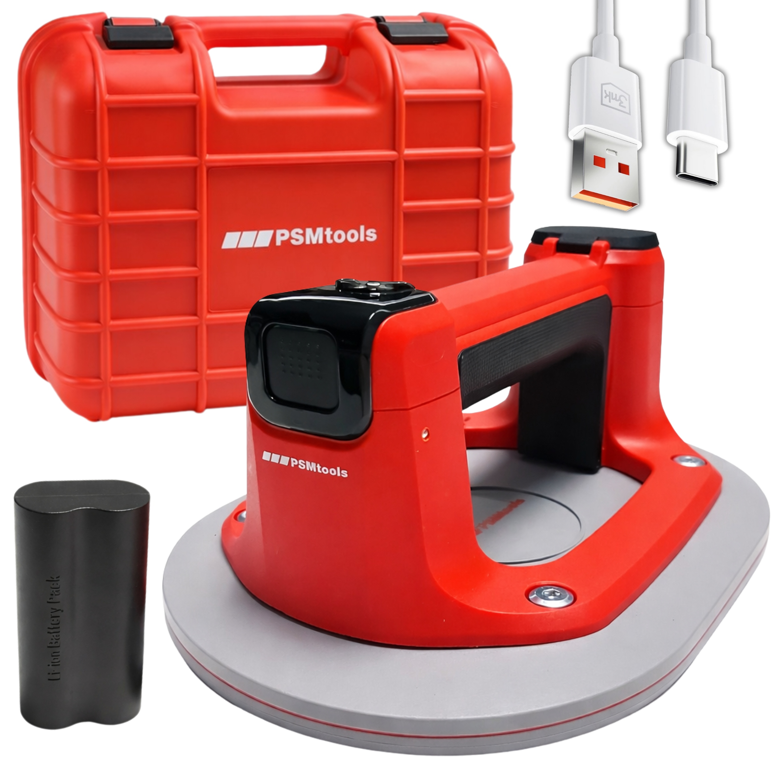 Profesjonalna Przyssawka Do Płytek Automatyczna 220kg Akumulator 3,7V 3,6Ah