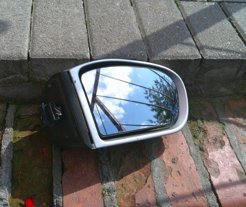 MERCEDES C KLASA W203 00-04 PRAWE LUSTERKO 7 PIN ORYGINAŁ