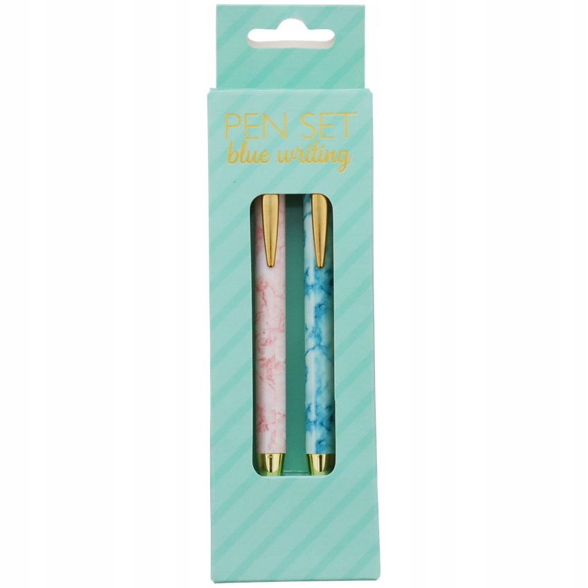 Luksusowe długopisy marmurek 2 sz prezent