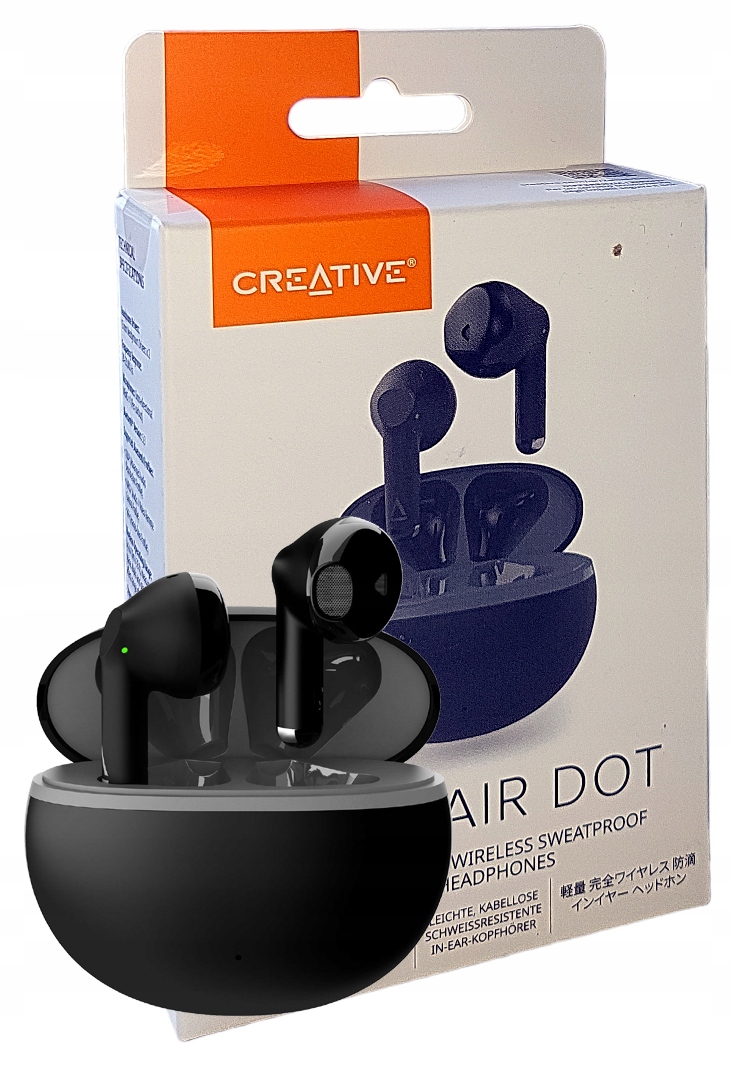 Bezdrátová Sluchátka Do Uší Creative Zen Air Dot IPX4 Asys. Google Siri