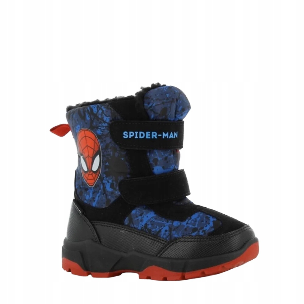 śniegowce chłopięce lekkie buty zimowe Ocieplane Spider-Man r.30