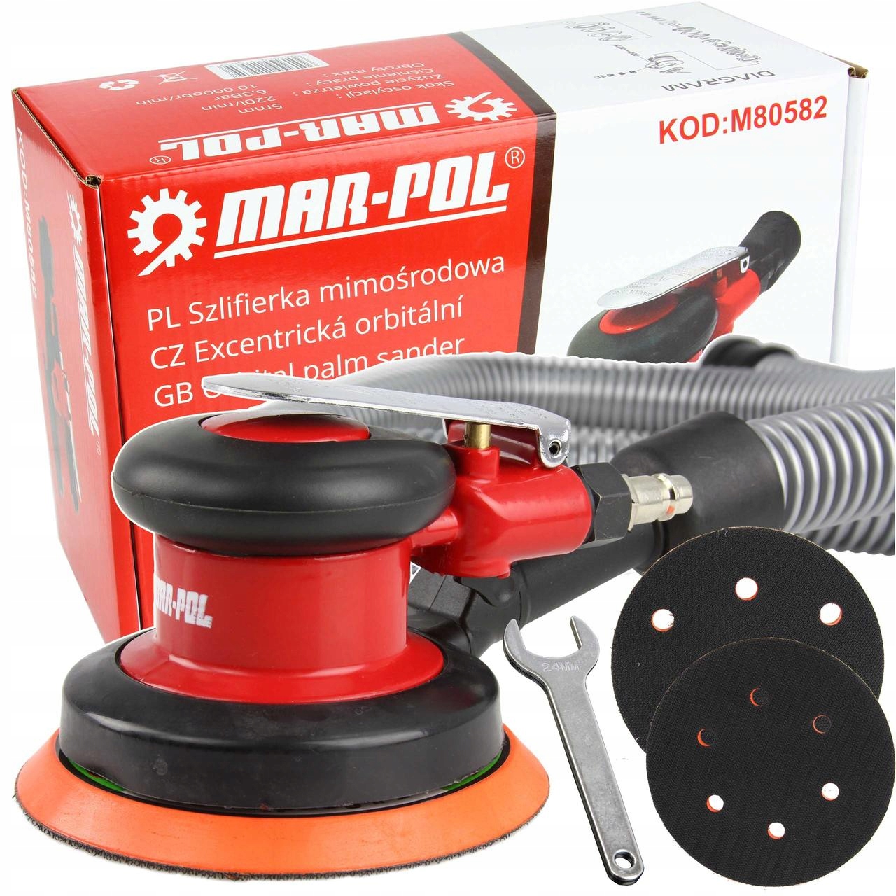 SZLIFIERKA MIMOŚRODOWA 125 150mm M-P Ripper m80582