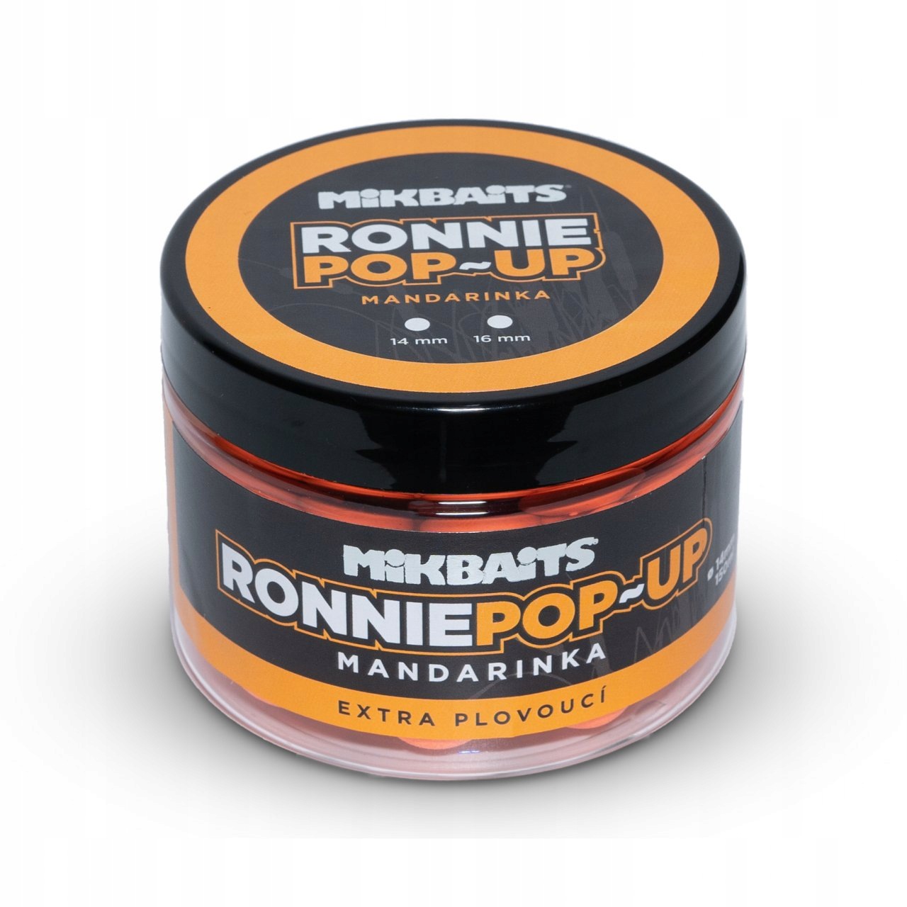 Kulki Pop Up Pływające Mikbaits Ronnie 150ml Mandarynka 14mm