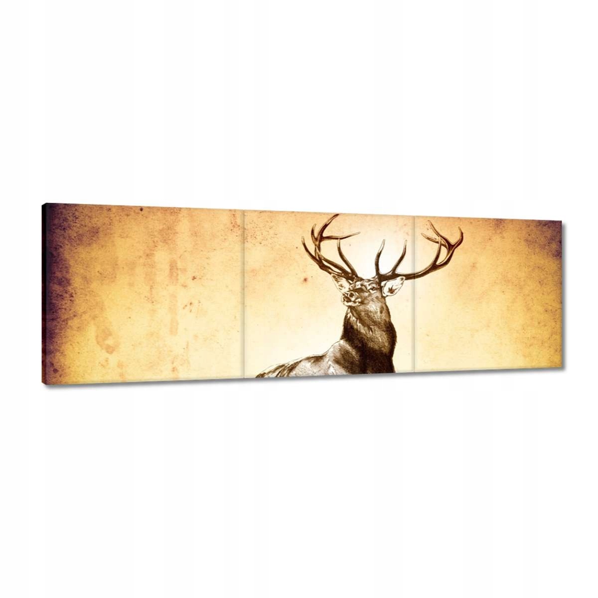 Obrazy 120x40 Jelen s rohy