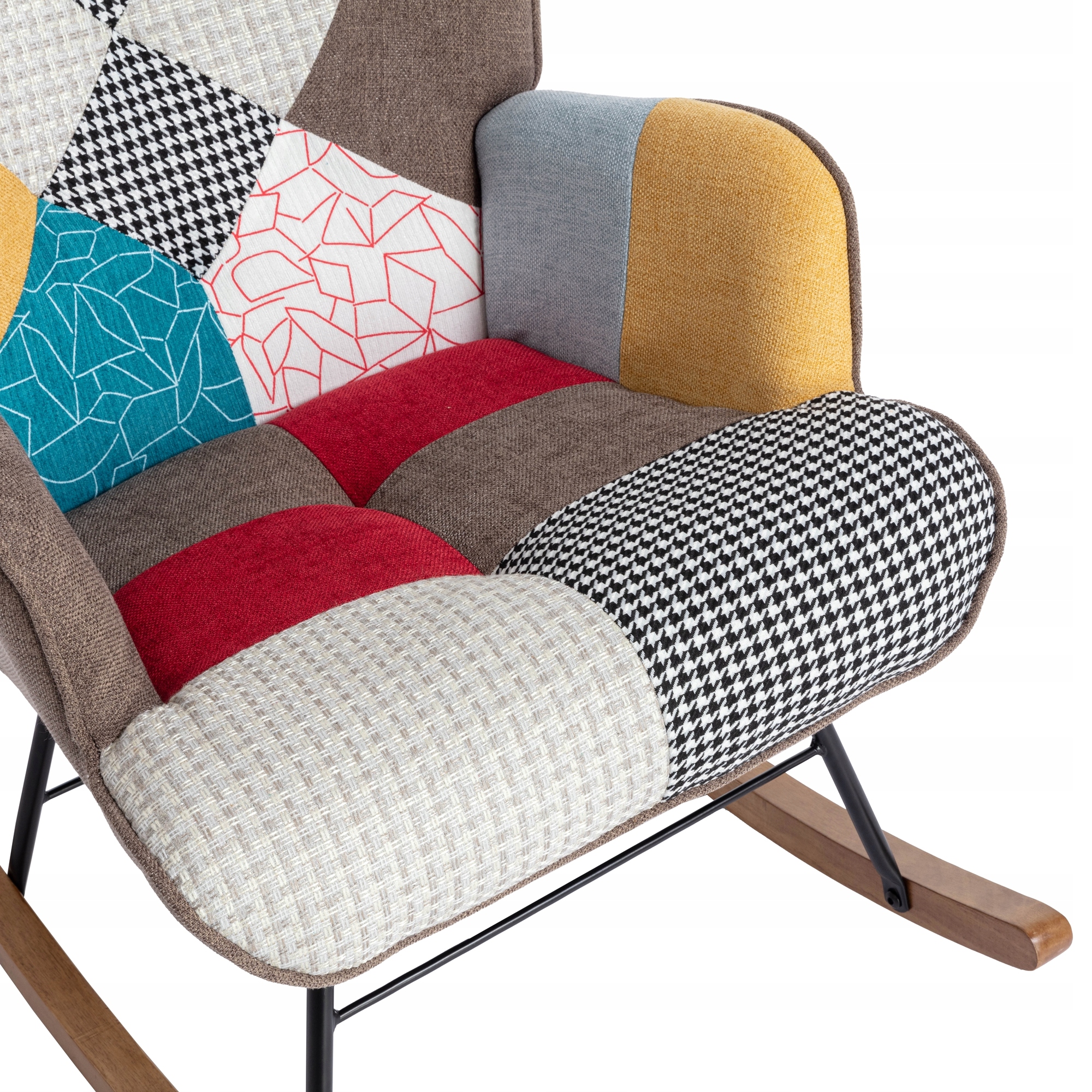 Fotel bujany Patchwork Patterned Leisure Marka inna