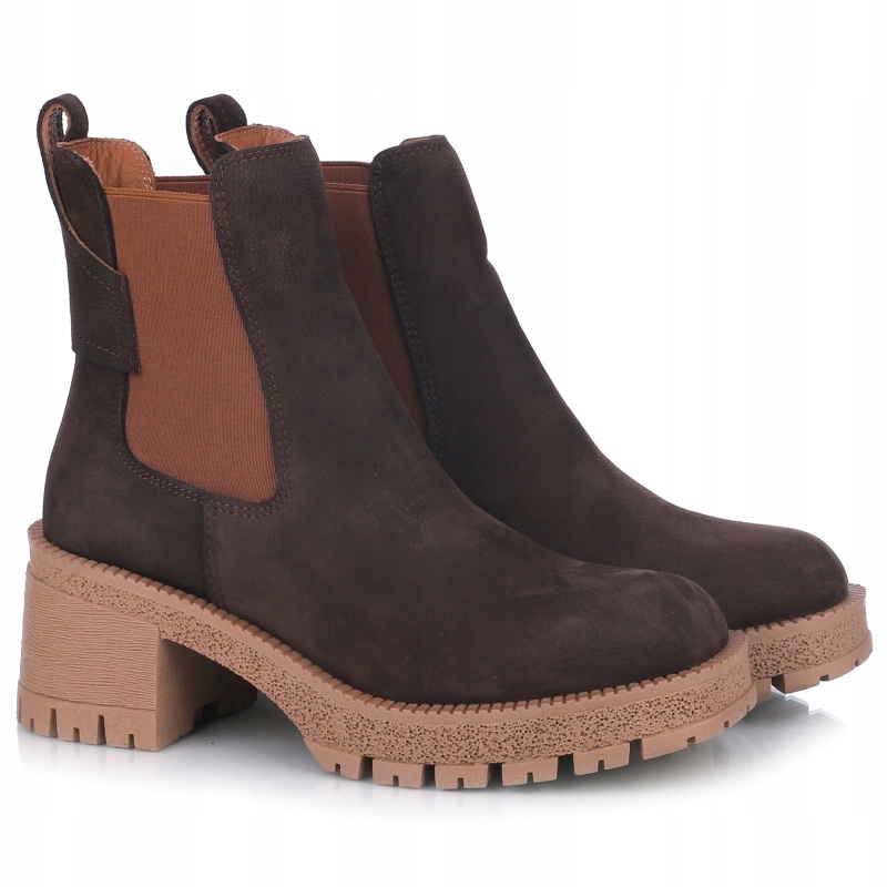 Dámské kotníkové boty Bombonella 10T 447.C102 S.a 213 T Khv hnědé Kůže VEL.39