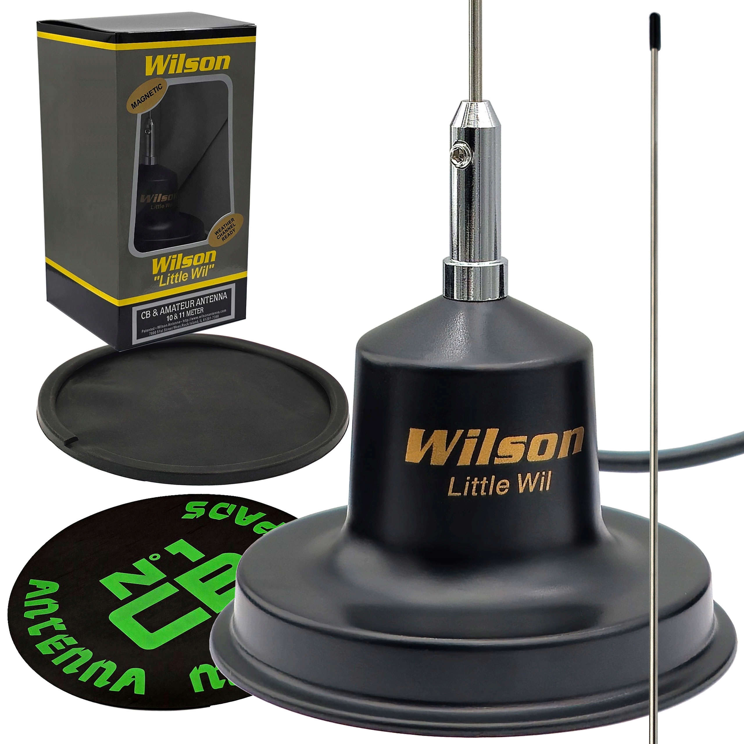 Anténa Cb Wilson Little Will magnetická 95 cm diskrétní, účinná, jemná
