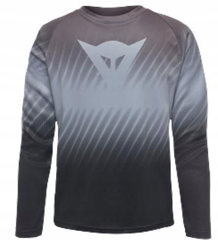 Dětské cyklistické tričko Dainese Scarabeo Jersey Ls Černo/šedé Jm