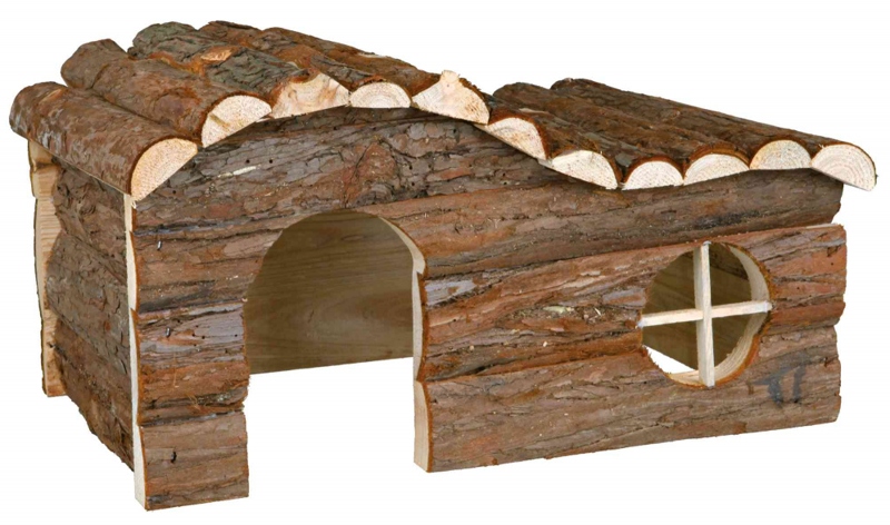 Levně Trixie Velký dřevěný domeček králíka prasátka kávy činčily a hlodavců 43 cm