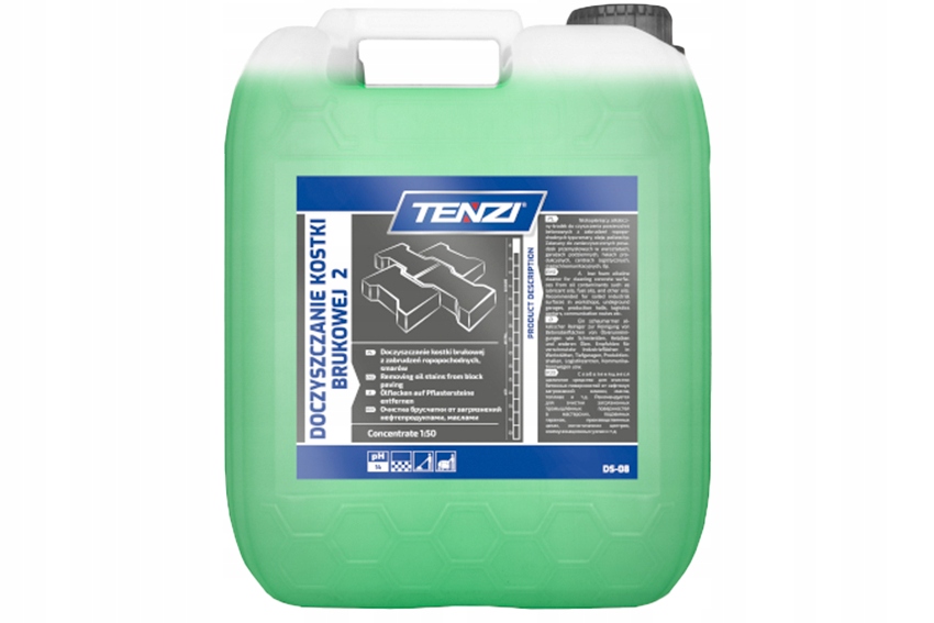 Levně Tekutý koncentrát na mytí odlupování dlažebních kostek bez mycího prostředku Tenzi 5 l