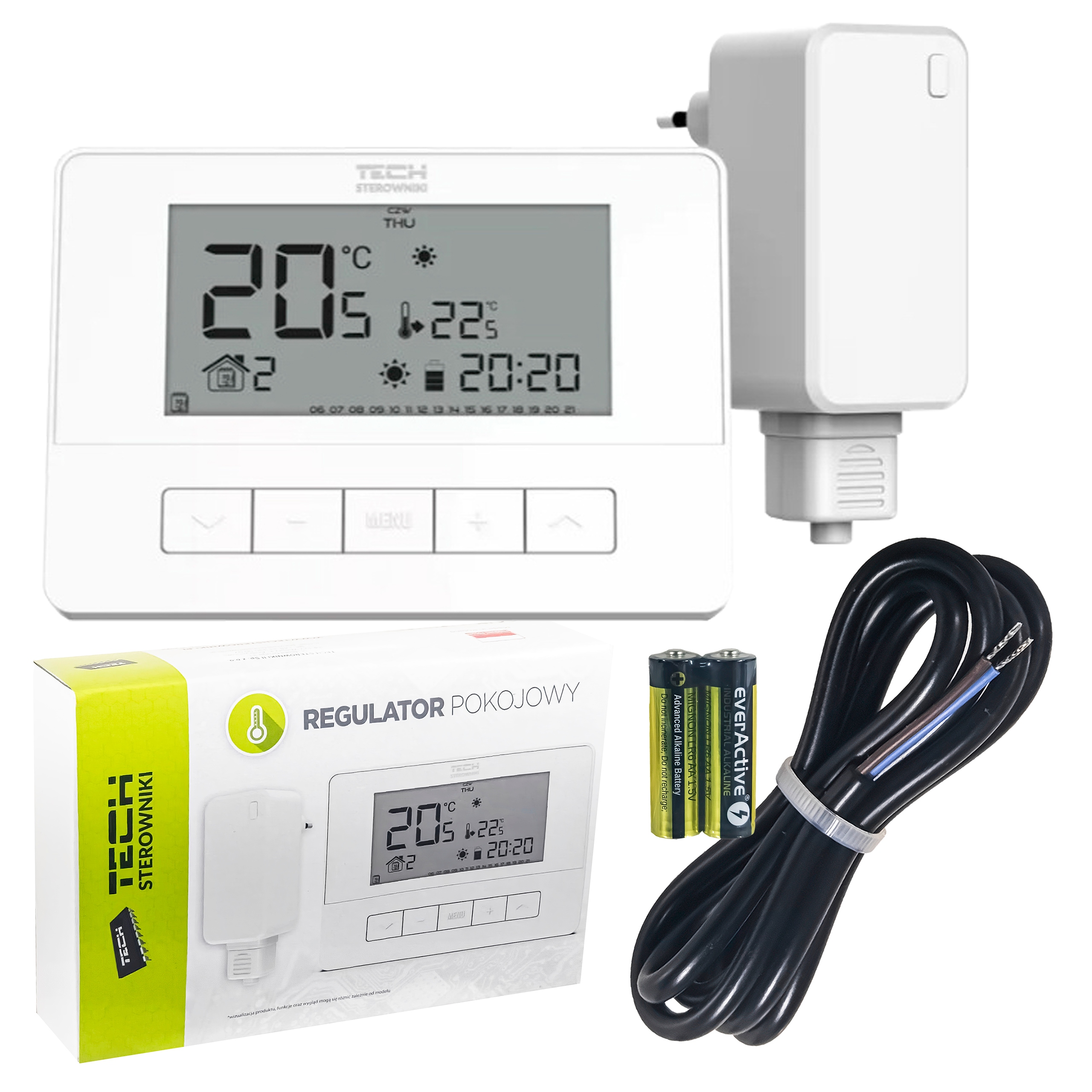 Regulátor Pokojový Termostat T-4.2 Bezdrátový Týdenní Tech