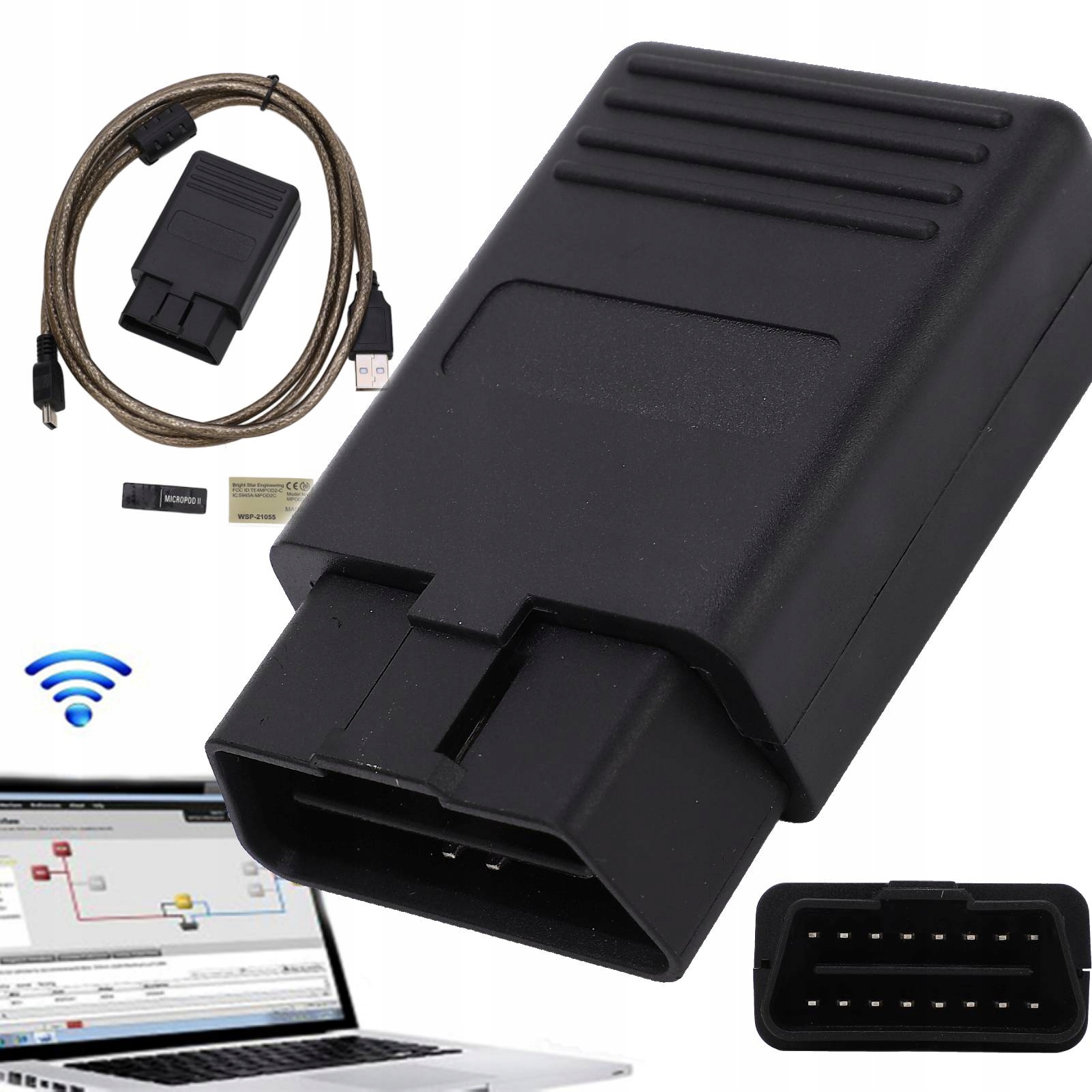 Chrysler Diagnostické Rozhranie V17.04.27 Micropod 2 OBD2 Programátor Skenovania