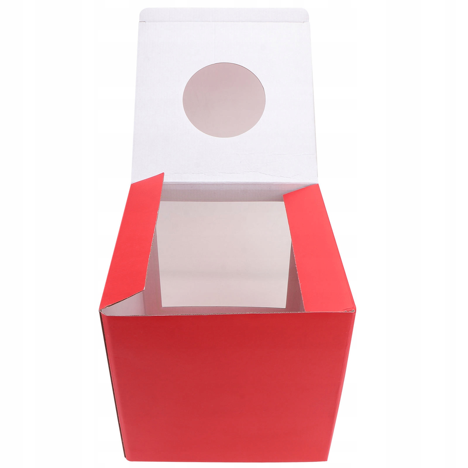 1Pc lekki czerwony Draw Box papierowe etui na loterię na imprezy