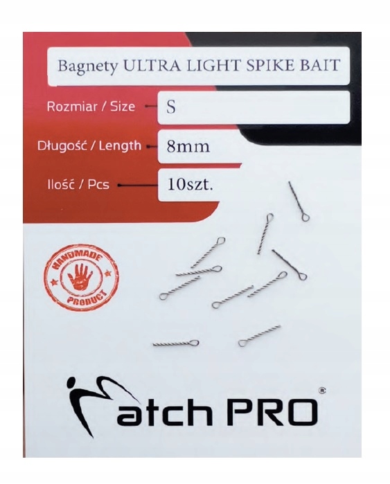 Bagnety Ultra Light Spike Bait 8mm 10szt Match Pro