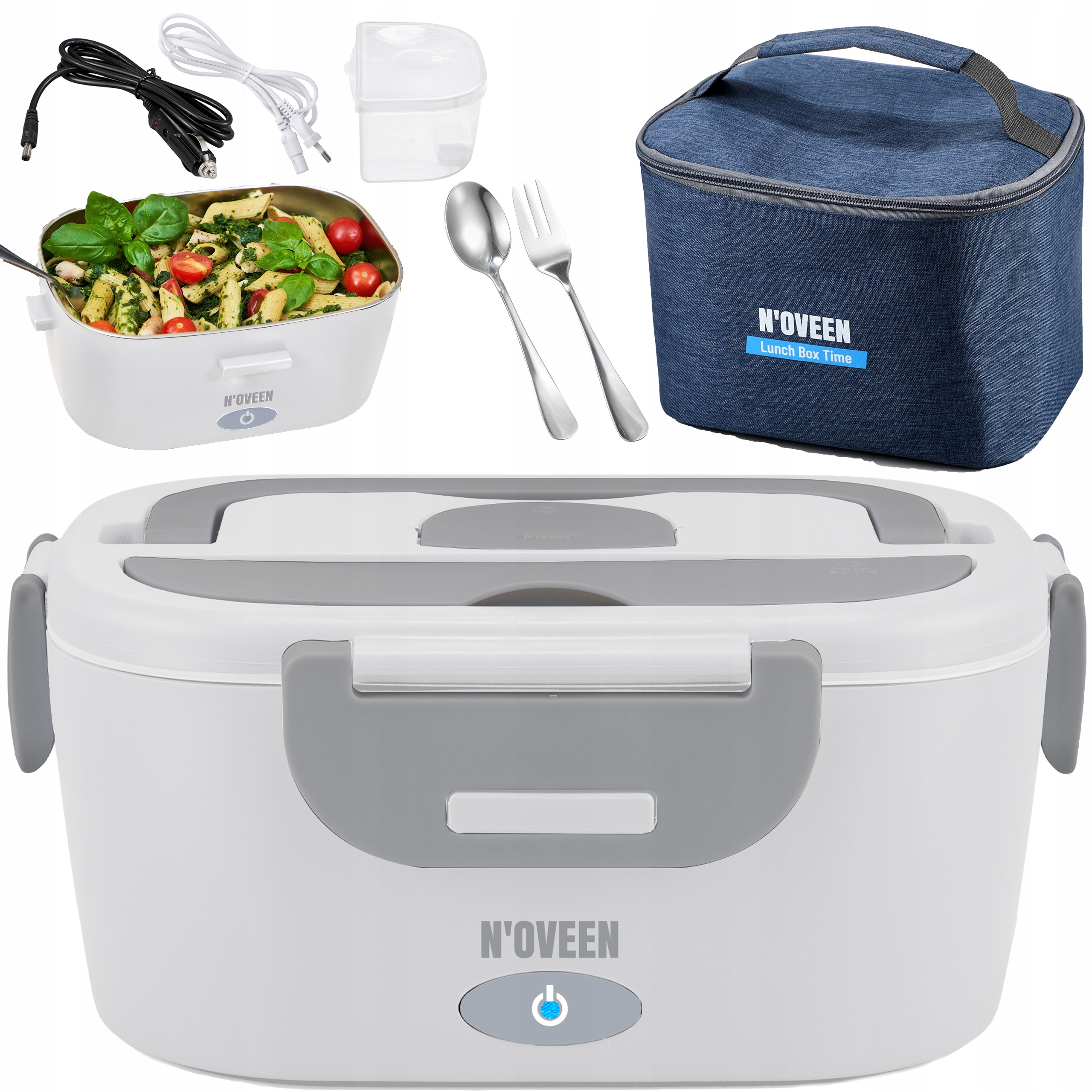 Elektryczny Lunch Box Termos Pojemnik Obiadowy Podgrzewacz 230/12/24V Tir