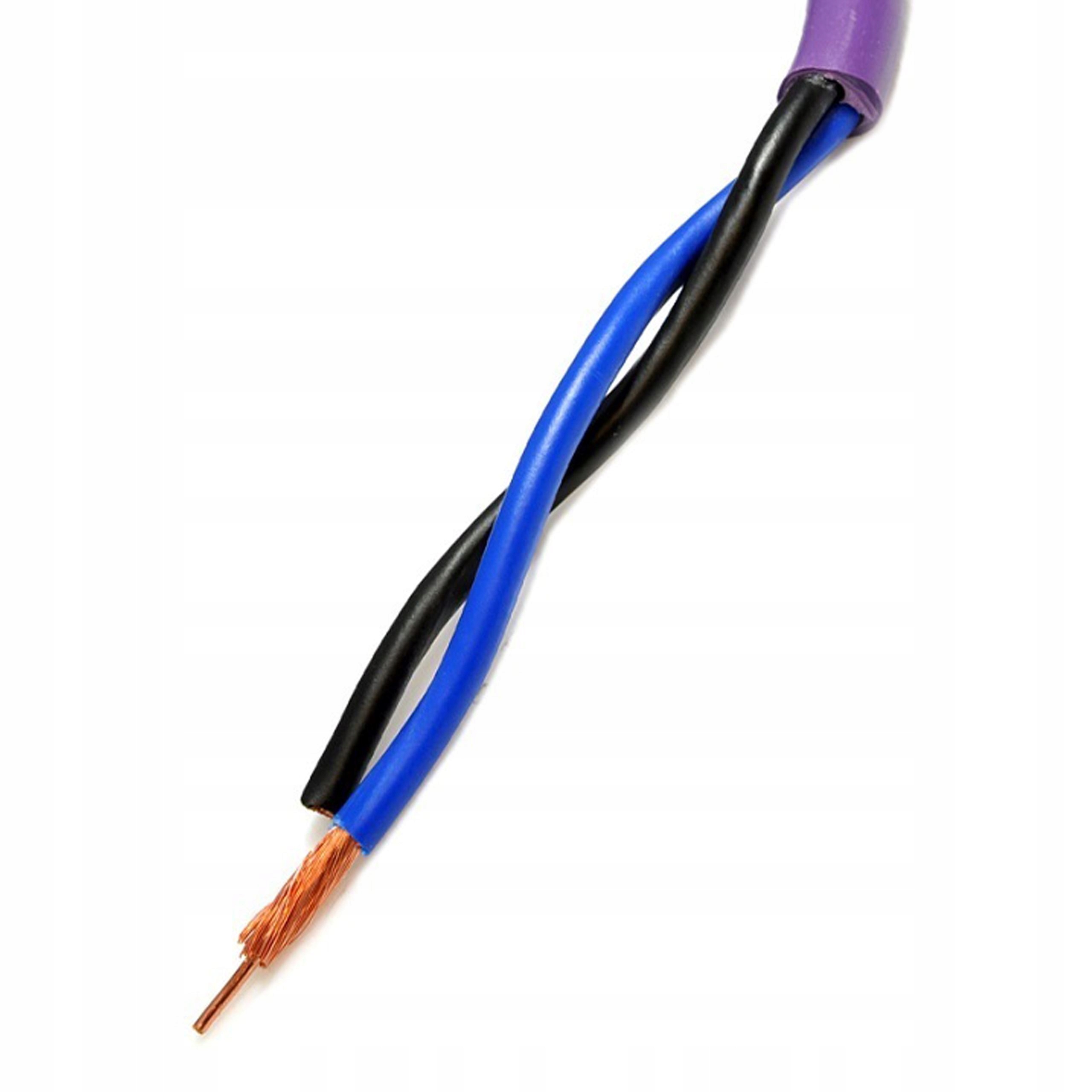 KABEL GŁOŚNIKOWY CU OFC 4N 2x2,5mm2 MELODIKA MDC2250 PURPLE RAIN 1mb Liczba żył 2