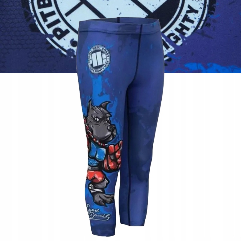Dziecięce Legginsy Pitbull B.e.d. Getry Chłopięce z Nadrukiem 104