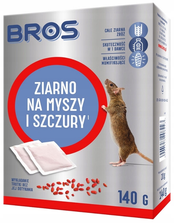 

Bros Trutka ziarno na myszy i szczury 140 g