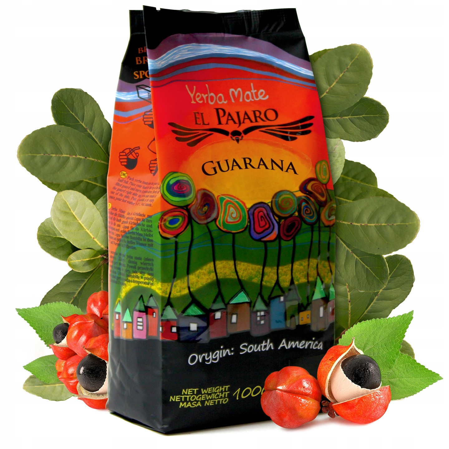 Levně Yerba mate El Pajaro Guarana 1000g Megamoc 1kg