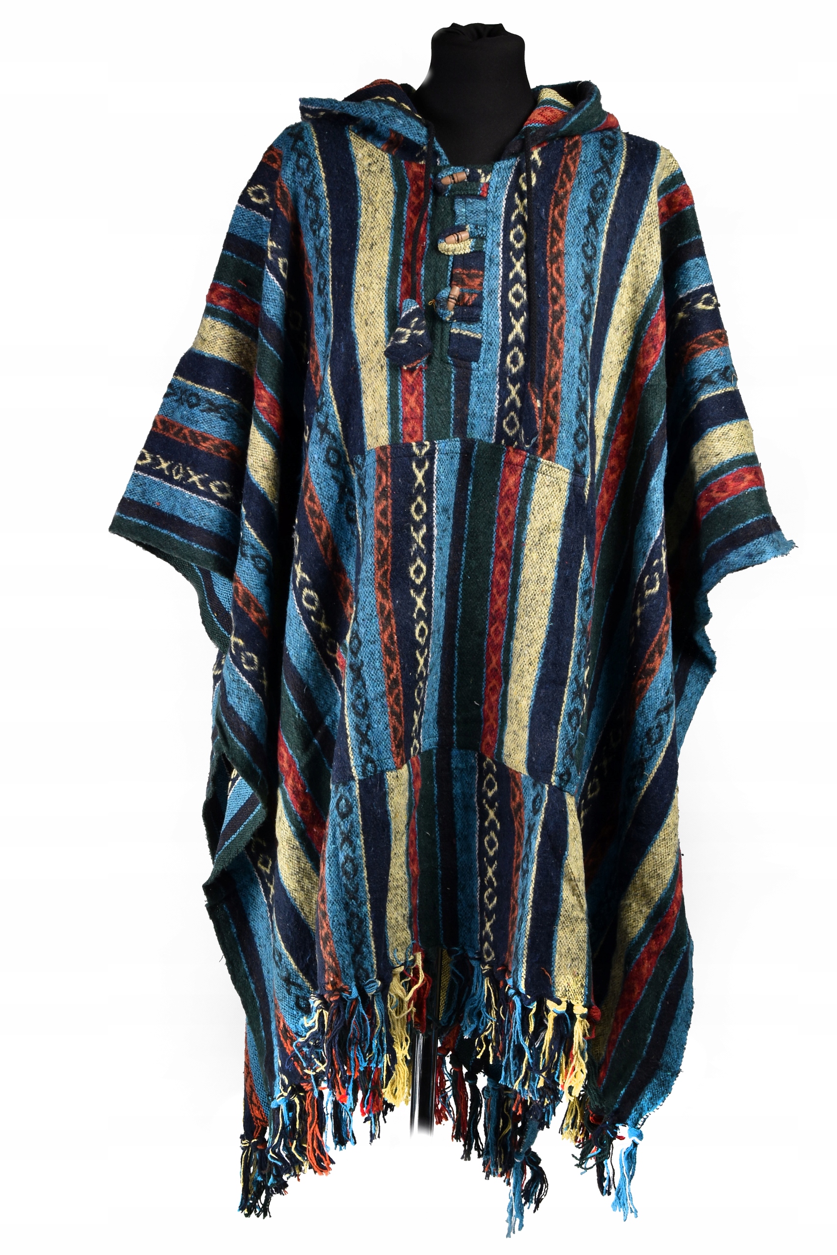 Tradiční nepálské Pončo gheri hrubá bavlna