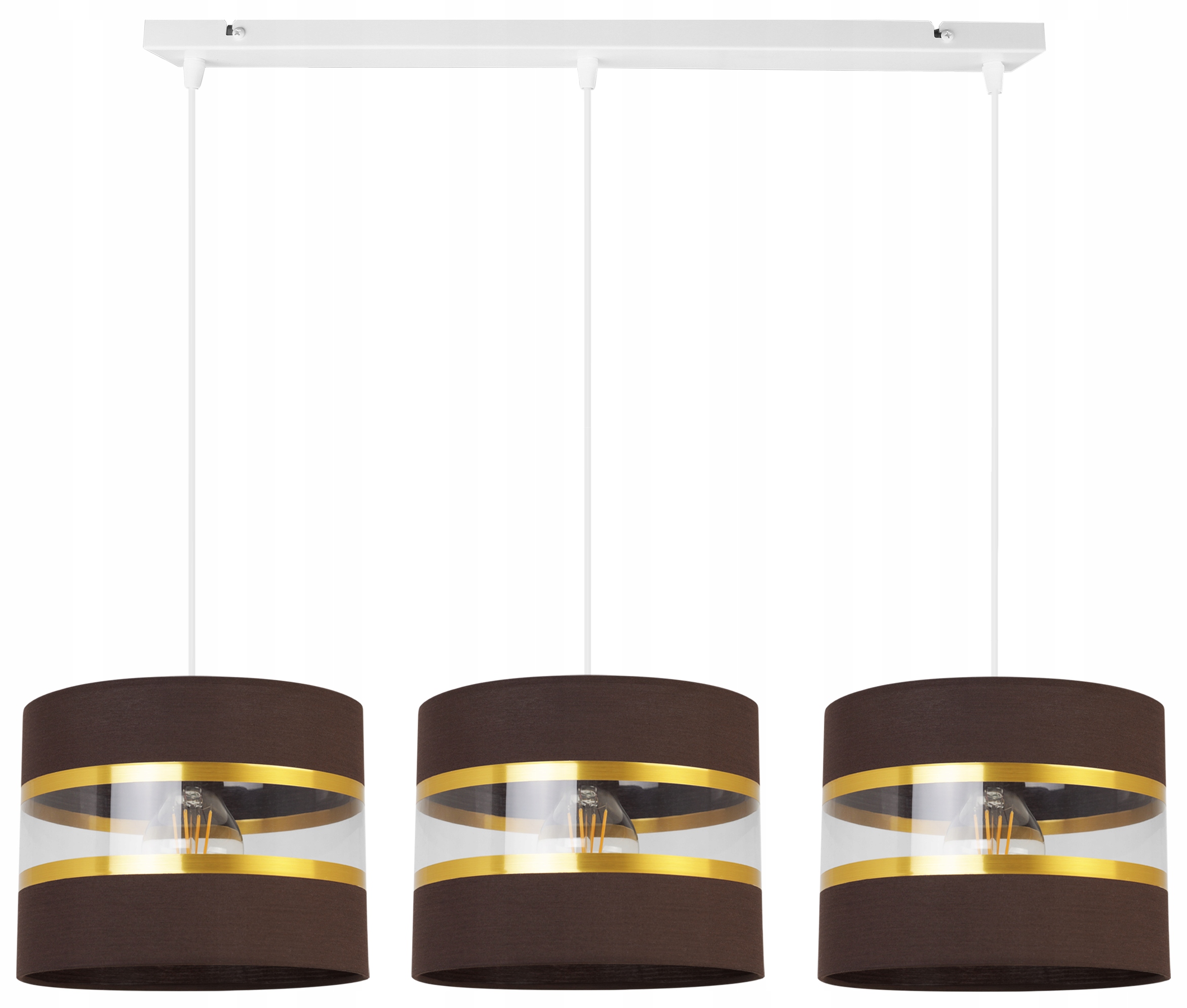 Závěsná Stropní Lampa Trojitý Lustr Glamour Stínidlo Do Jídelny Obývacího Pokoje