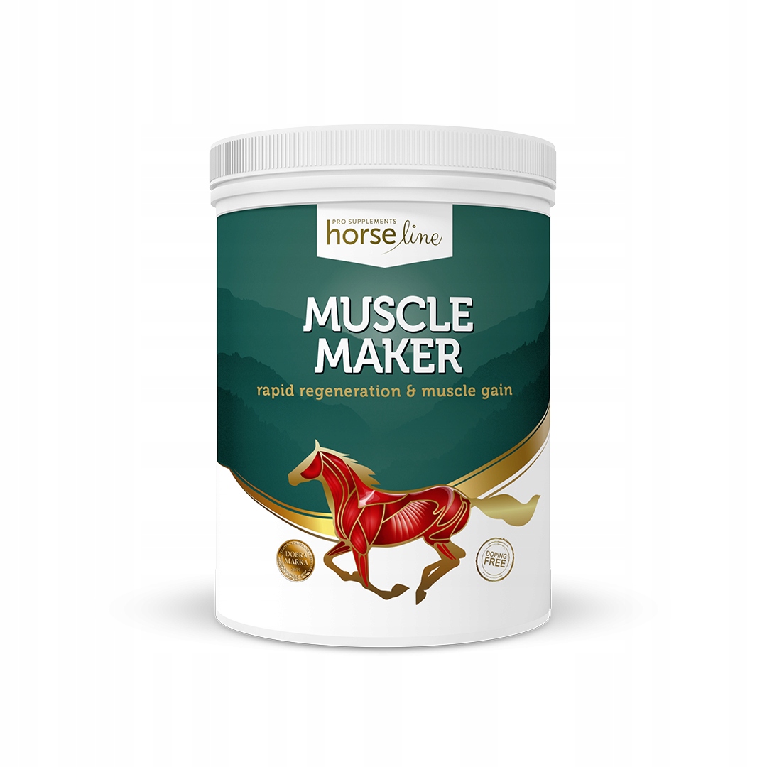 Muscle Maker 1050 g Doping Free! rozšíření svalstva HorseLinePRO
