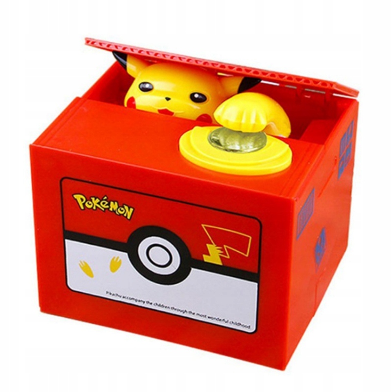 POKEMON DETSKÁ POKLADNIČKA PIKACHU ŠETRENIE GADGET