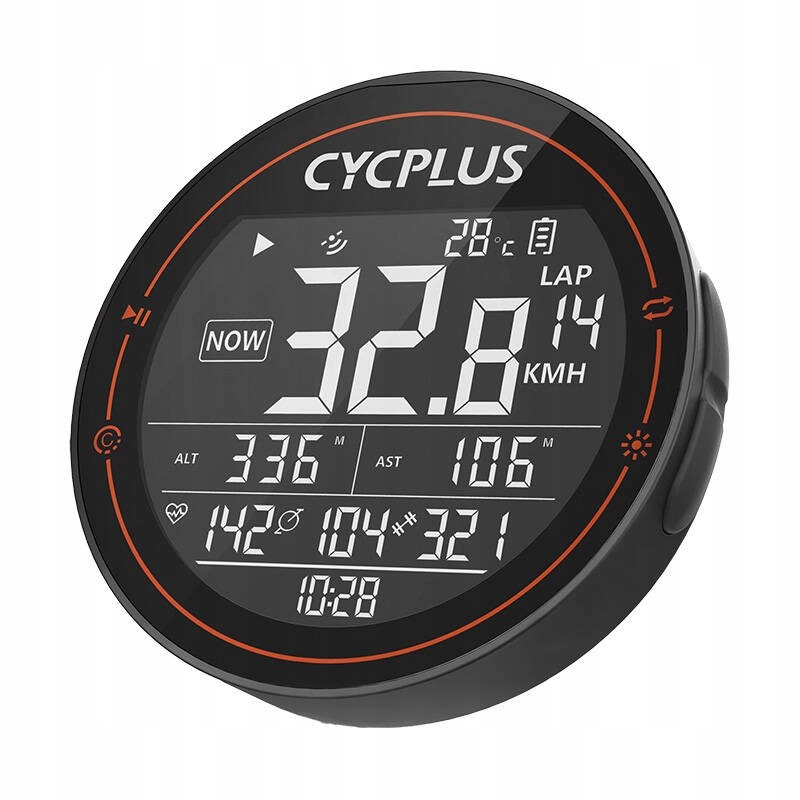 Cyklopočítač Gps Cycplus M2 Bluetooth Ant+ IPX6 Strava Baterie 70 h