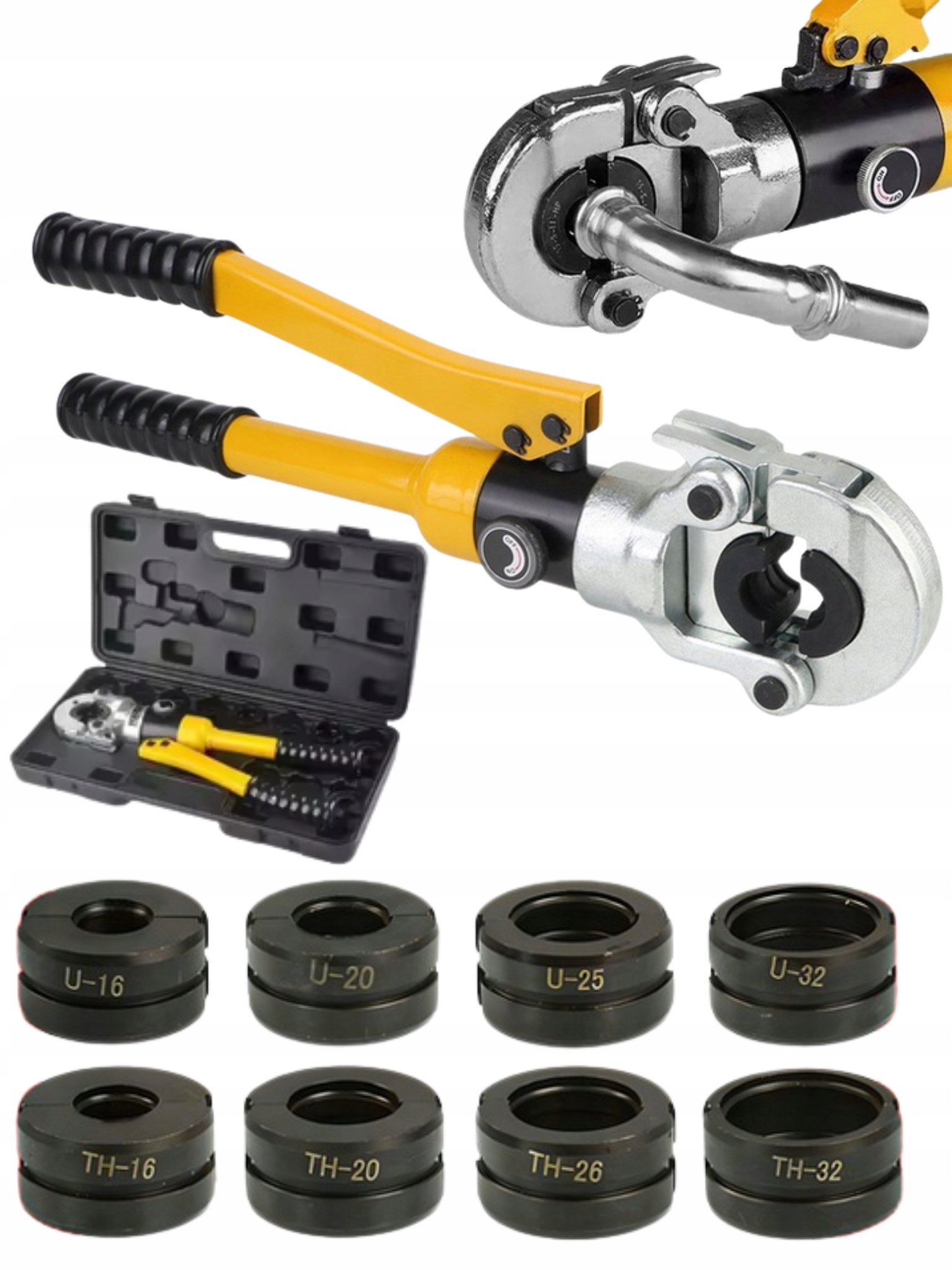 Hydraulický Lis Na Rúry Pex 16 – 32 MM, Upínacie Kliešte