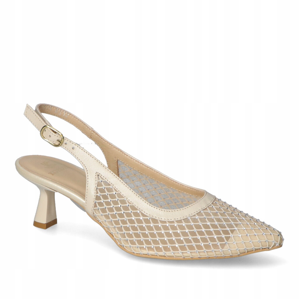 Dámské sandály Kordel Ecru Lico Textilní 39